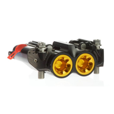 PZ5 Cobra Billet Monoblock Supermoto Dual Racing Calipers - Black