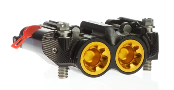 PZ5 Cobra Billet Monoblock Supermoto Dual Racing Calipers - Black