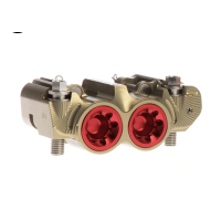 PZ5 Cobra Billet Monoblock Supermoto Dual Racing Calipers - Hard Anodized