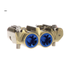 PZ5 Cobra Billet Monoblock Supermoto Dual Racing Calipers - Hard Anodized
