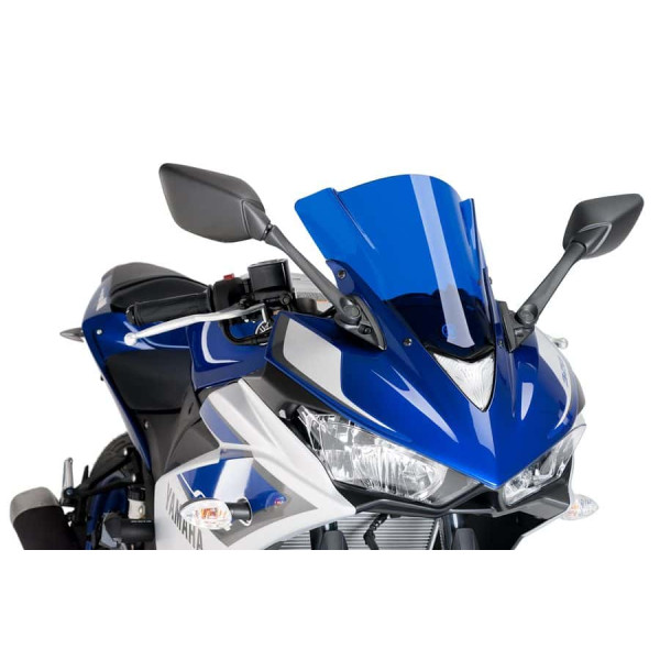 Puig Z-Racing Windscreen - 2015-2018 Yamaha YZF-R3 Puig Z-Racing Windscreen - 2015-2018 Yamaha YZF-R3