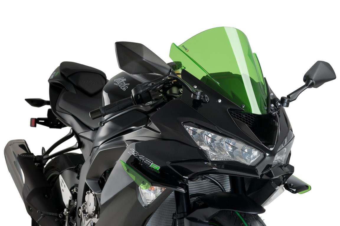 Puig Z-Racing Windscreen - 2013-2023 Kawasaki Ninja ZX-6R