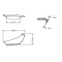 Puig "Downforce" Fairing Winglets  2020- 2021 Kawasaki Ninja H2 SX 2018 - 2021