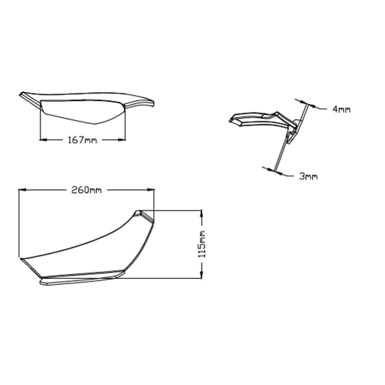 Puig "Downforce" Fairing Winglets  2020- 2021 Kawasaki Ninja H2 SX 2018 - 2021