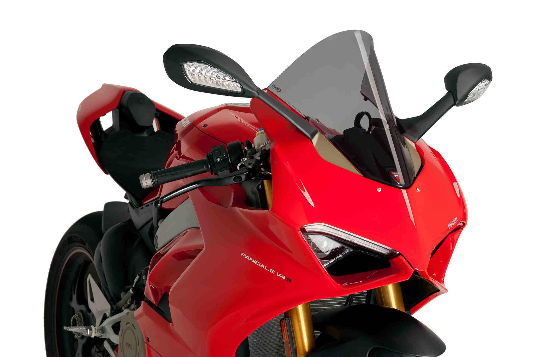 Puig R-Racer Windscreen - 2018-2019 Ducati Panigale V4 / V4S