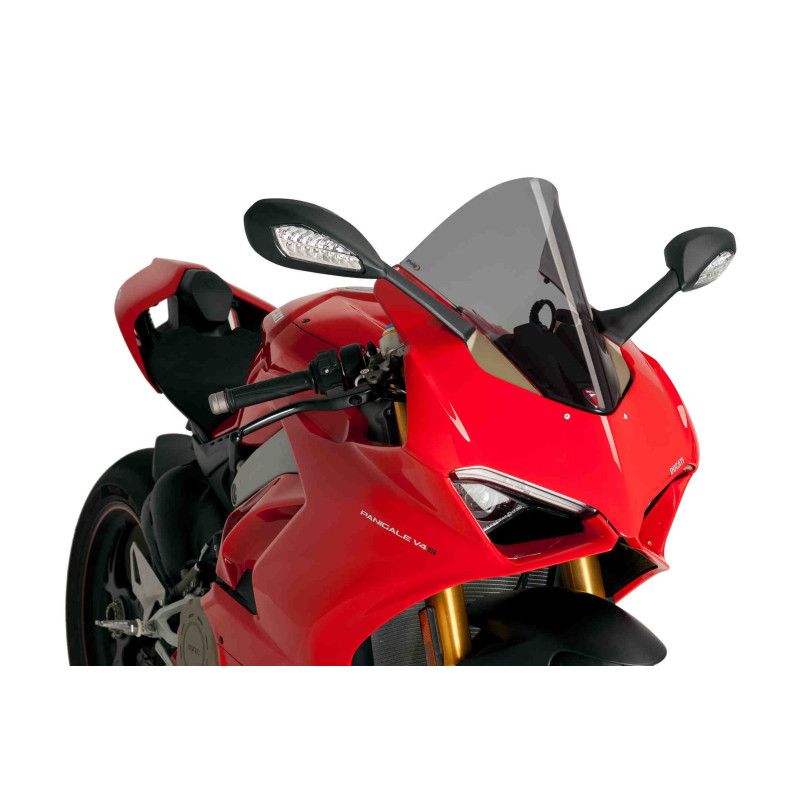 Puig R-Racer Windscreen - 2018-2019 Ducati Panigale V4 / V4S Puig R-Racer Windscreen - 2018-2019 Ducati Panigale V4 / V4S