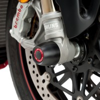 Puig Front Axle Sliders / Fork Protectors - 2018-2020 Ducati Panigale V4 / V4S / V4R