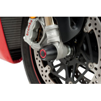 Puig Front Axle Sliders / Fork Protectors - 2018-2020 Ducati Panigale V4 / V4S / V4R