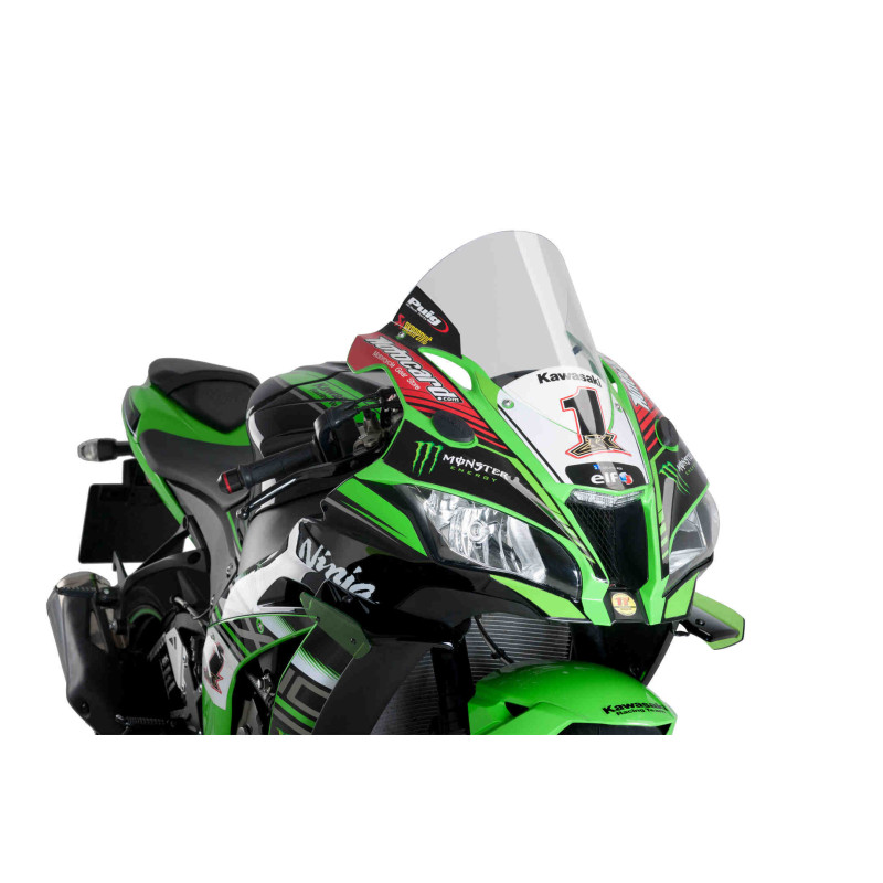 Puig R-Racer Windscreen - 2016-2019 Kawasaki Ninja ZX-10R / ZX-10RR