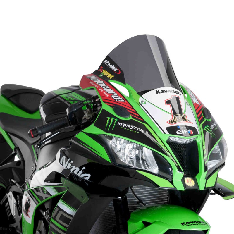 Puig R-Racer Windscreen - 2016-2019 Kawasaki Ninja ZX-10R / ZX