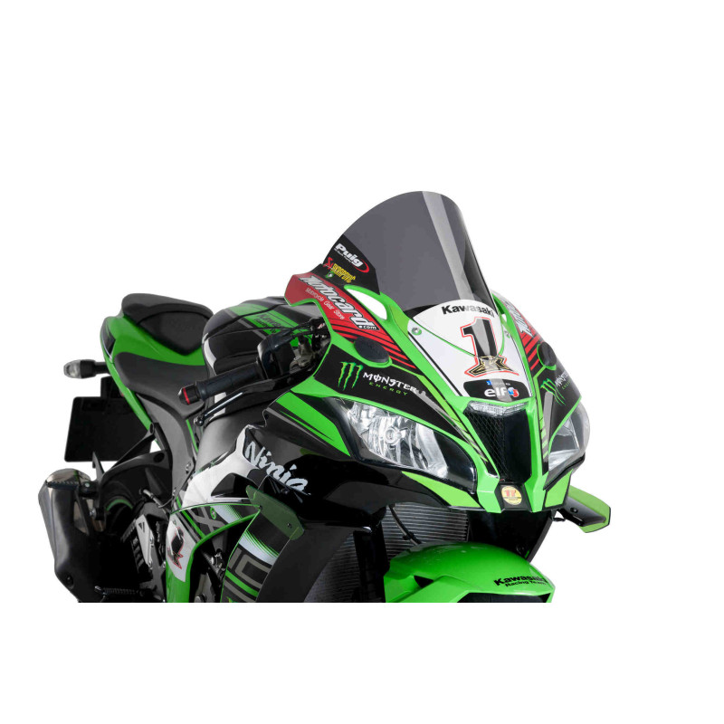 Puig R-Racer Windscreen - 2016-2019 Kawasaki Ninja ZX-10R / ZX-10RR