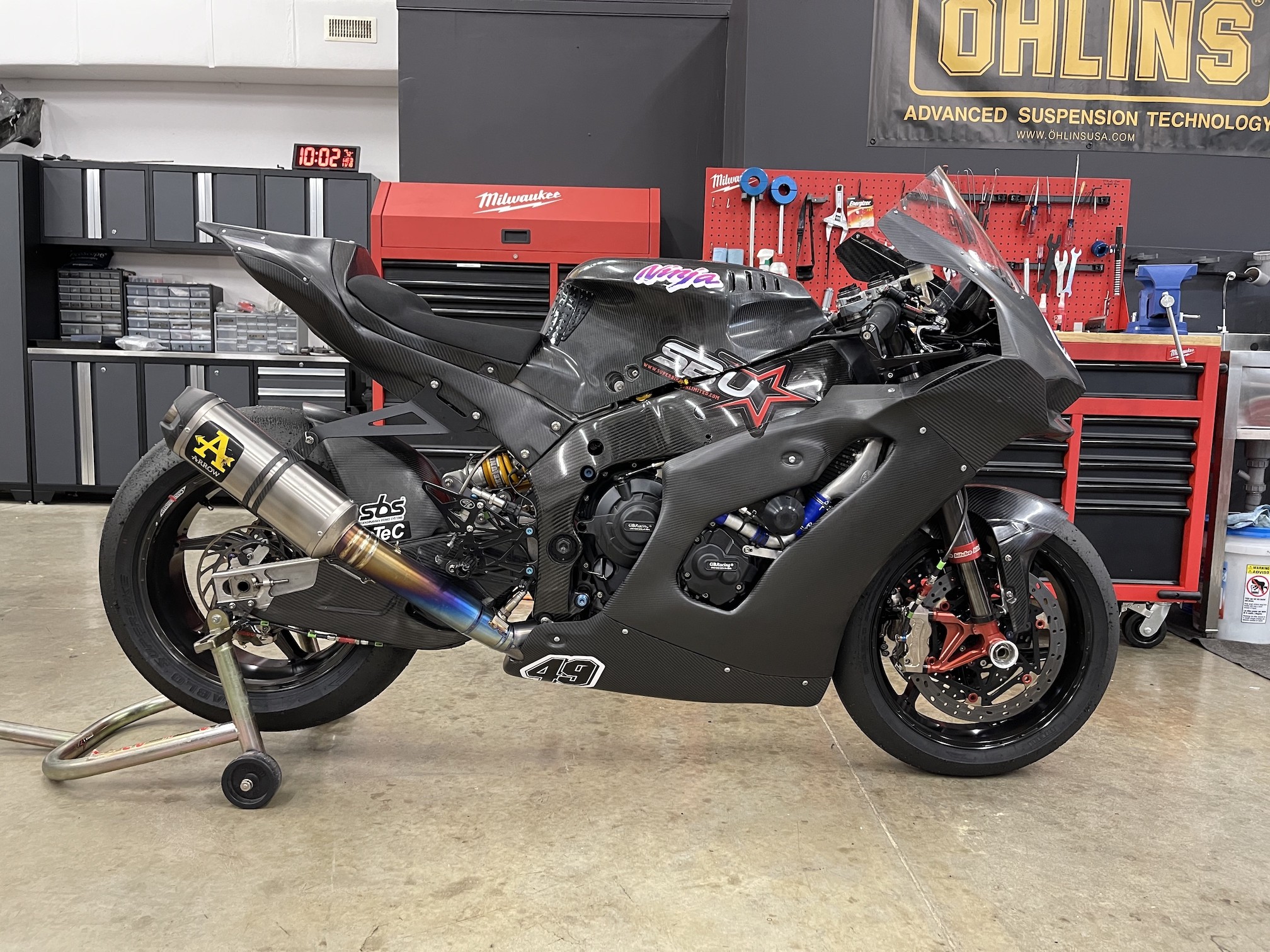 2021+ Kawasaki ZX-10RR / ZX-10R KRT Carbon Fiber World Superbike Bodywork Kit + Monocoque Tail & Intake System