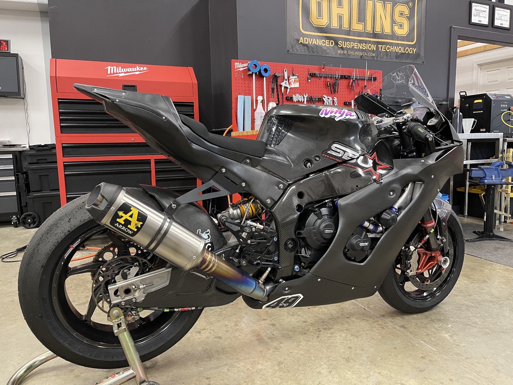 2021+ Kawasaki ZX-10RR / ZX-10R KRT Carbon Fiber World Superbike Bodywork Kit + Monocoque Tail & Intake System