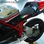 Race Seats Tri-Color Seat with OEM Bottom - Ducati 848/1098/1198