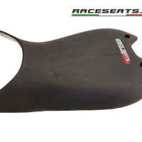 Race Seats +5mm Embossed Seat with Carbon Fiber Base - Ducati Panigale V4 / V4 R