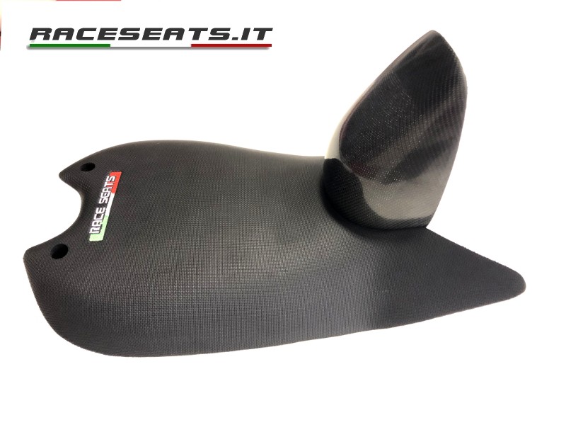 Race Seats Tank Extension with Embossed Seat - Ducati Panigale V4