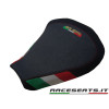 Race Seats Tri-Color Line Built on Fiberglass Seat Plate - MV Agusta F3