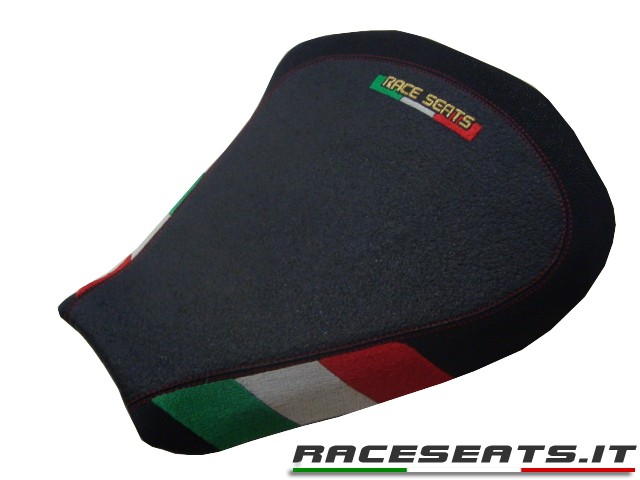 Race Seats Tri-Color Line Built on Fiberglass Seat Plate - MV Agusta F3