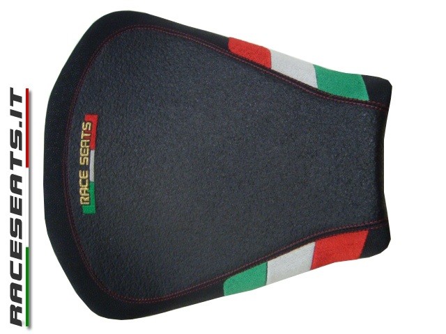 Race Seats Tri-Color Line Built on Fiberglass Seat Plate - MV Agusta F3