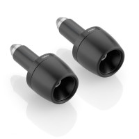 Rizoma Bar End Pair | Black | 13 - 18mm Inner Diameter | M6 Thread
