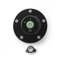 Rizoma Locking Fuel Cap | Black | Kawasaki Models (ZX-10R / ZX-10RR / ZX-6R / Z900)