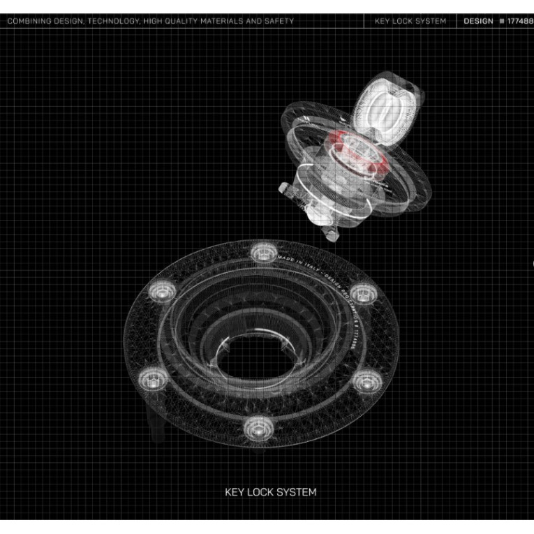 Rizoma Locking Fuel Cap | Black | Yamaha Models | YZF-R1 R6 R7 | MT-09 MT-10 | XSR 700 900 Rizoma Locking Fuel Cap | Black | Yamaha Models | YZF-R1 R6 R7 | MT-09 MT-10 | XSR 700 900