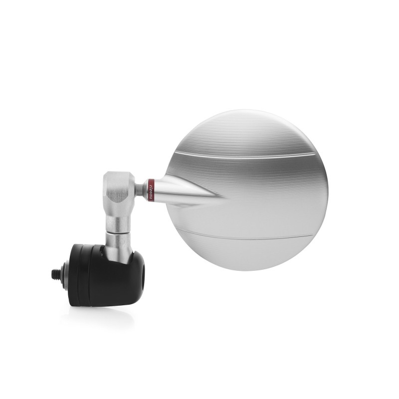 Rizoma Spy-R Bar End Mirror | 80mm | Silver Rizoma Spy-R Bar End Mirror | 80mm | Silver