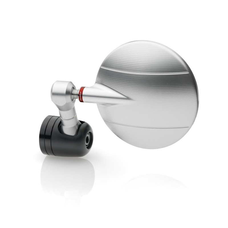 Rizoma Spy-R Bar End Mirror | 80mm | Silver Rizoma Spy-R Bar End Mirror | 80mm | Silver