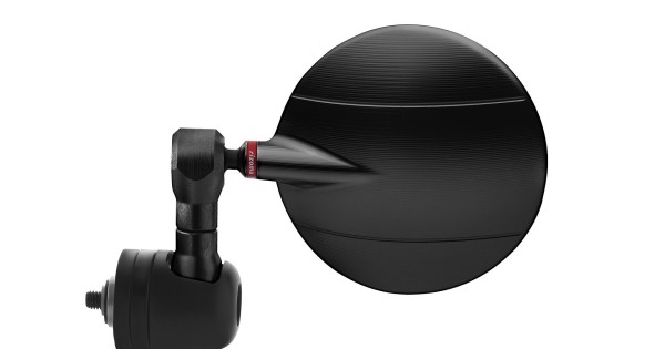 Rizoma Spy-R Bar End Mirror | 57mm | Black - BS185B