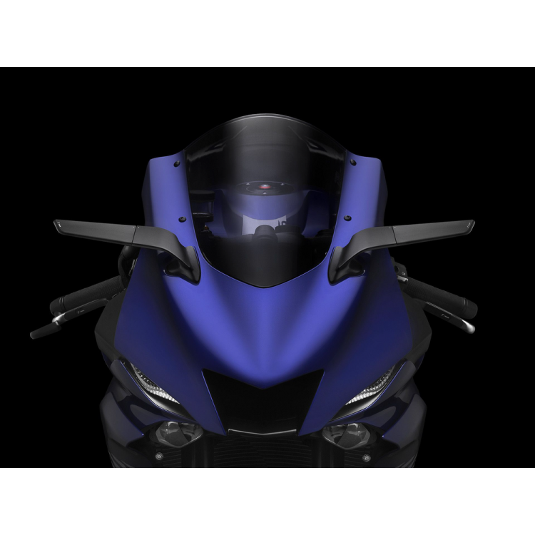 Rizoma Stealth Sport Mirrors | Black | Yamaha YZF-R6 (2017-2021) / YZF-R7 (2022-2023)