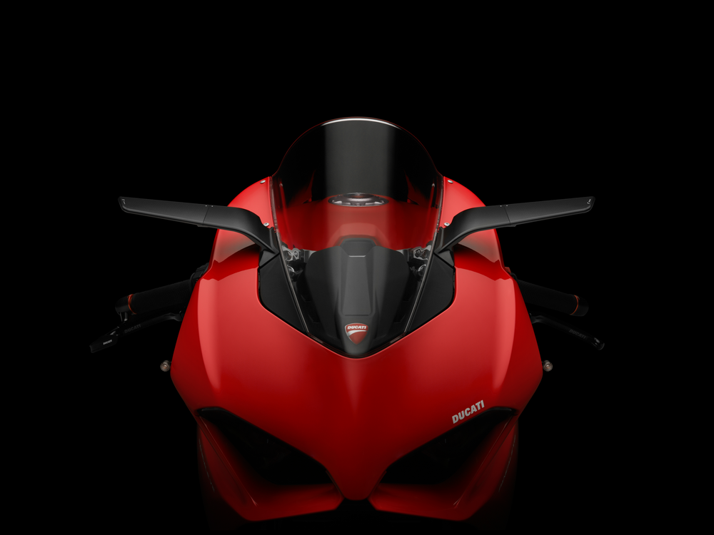 Rizoma Stealth Sport Mirrors | Black | Ducati Panigale V4 / S / R (2020-2023)