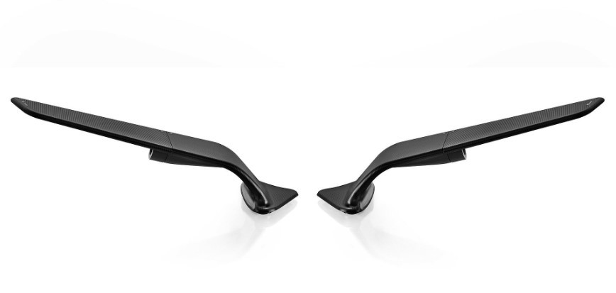Rizoma Stealth Sport Mirrors | Black | Kawasaki ZX-10R / RR (2020-2024)