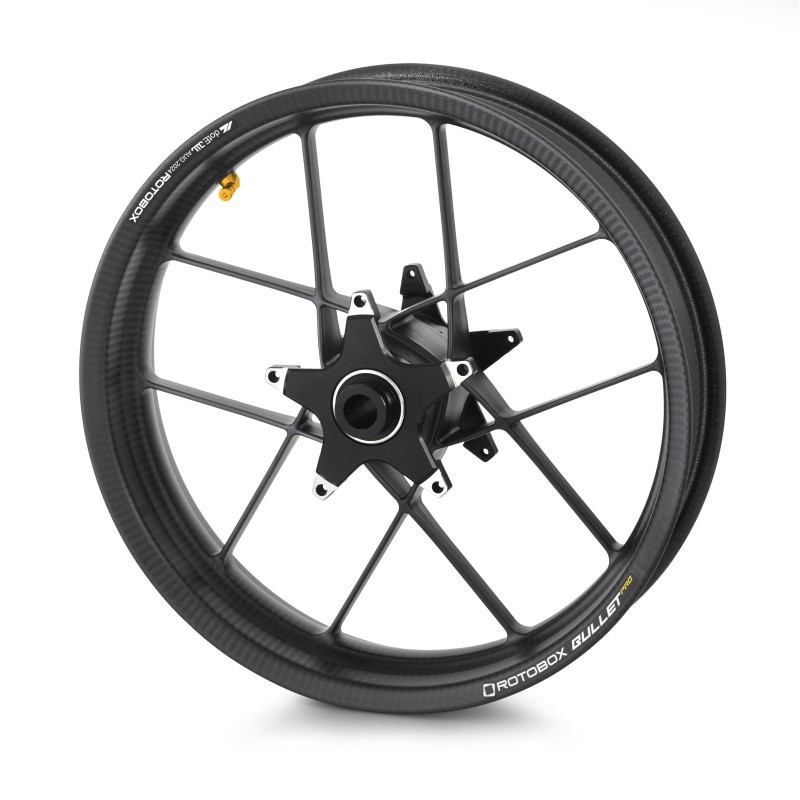RotoBox Bullet Pro Forged Carbon Fiber Wheels - Aprilia RSV4 / RSV4RR RotoBox Bullet Pro Forged Carbon Fiber Wheels - Aprilia RSV4 / RSV4RR