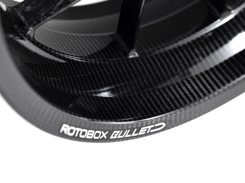 RotoBox Bullet Forged Carbon Fiber Wheels - 2016-2024 Kawasaki ZX-10R - Gloss / Ceramic Bearings