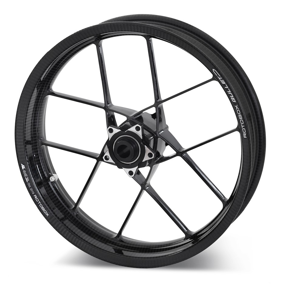 RotoBox Bullet Forged Carbon Fiber Wheels - 2015-2024 Yamaha YZF-R1 / R1M - Gloss