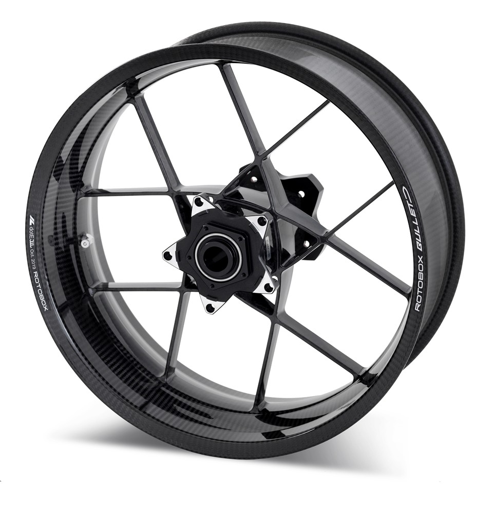 RotoBox Bullet Forged Carbon Fiber Wheels - 2015-2024 Yamaha YZF-R1 / R1M - Gloss