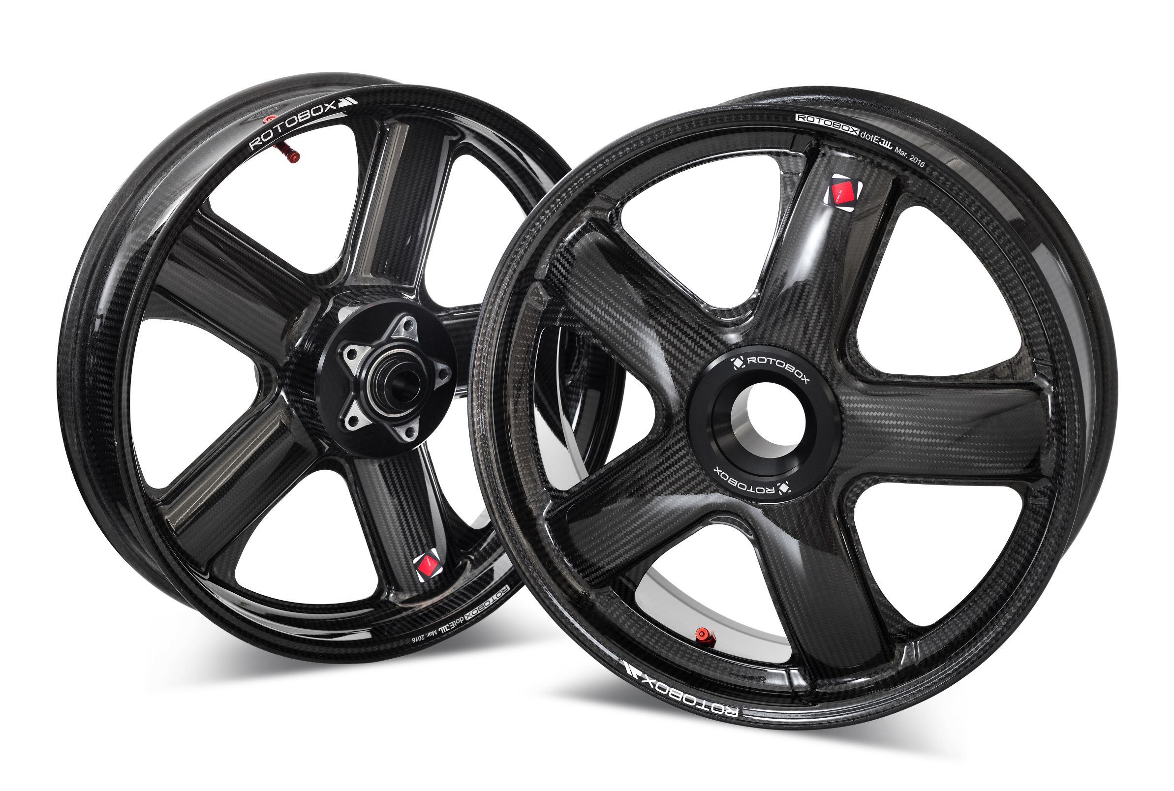RotoBox RBX2 Carbon Fiber Wheel Set - Ducati V4 Panigale