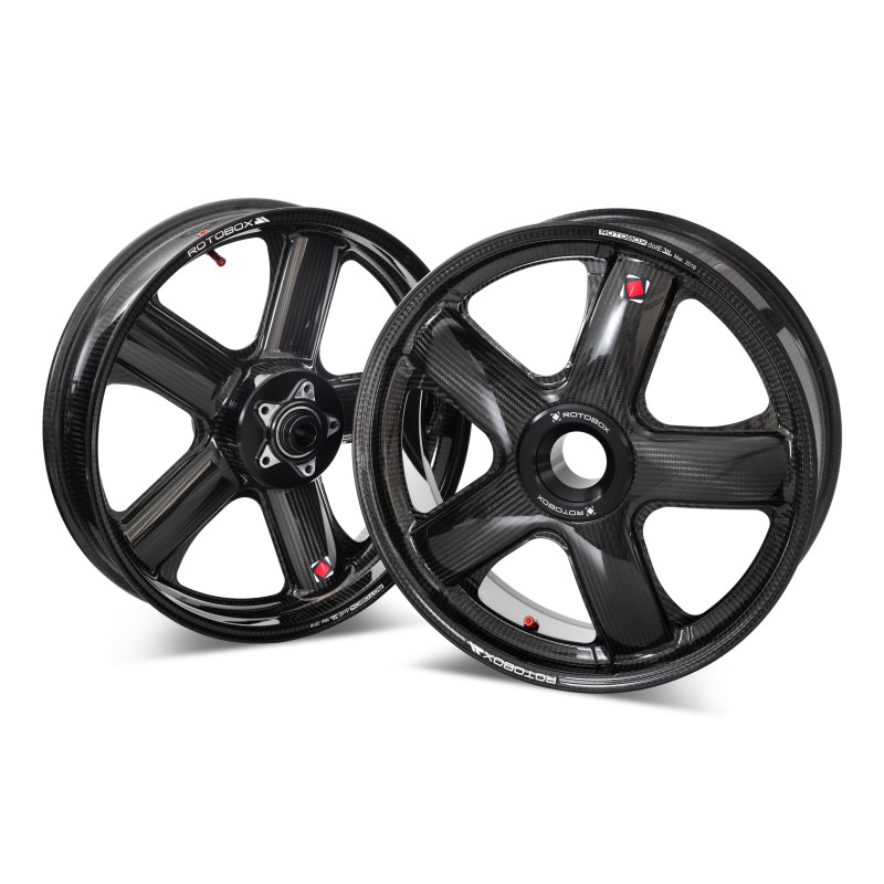 RotoBox RBX2 Carbon Fiber Wheel Set - Ducati V4 Panigale