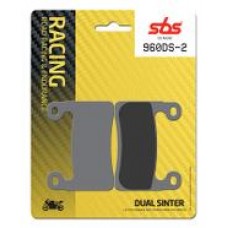 SBS Dual Sinter 2 Brake Pads - Yamaha YZF-R1 and Yamaha YZF-R6 - 634DS2