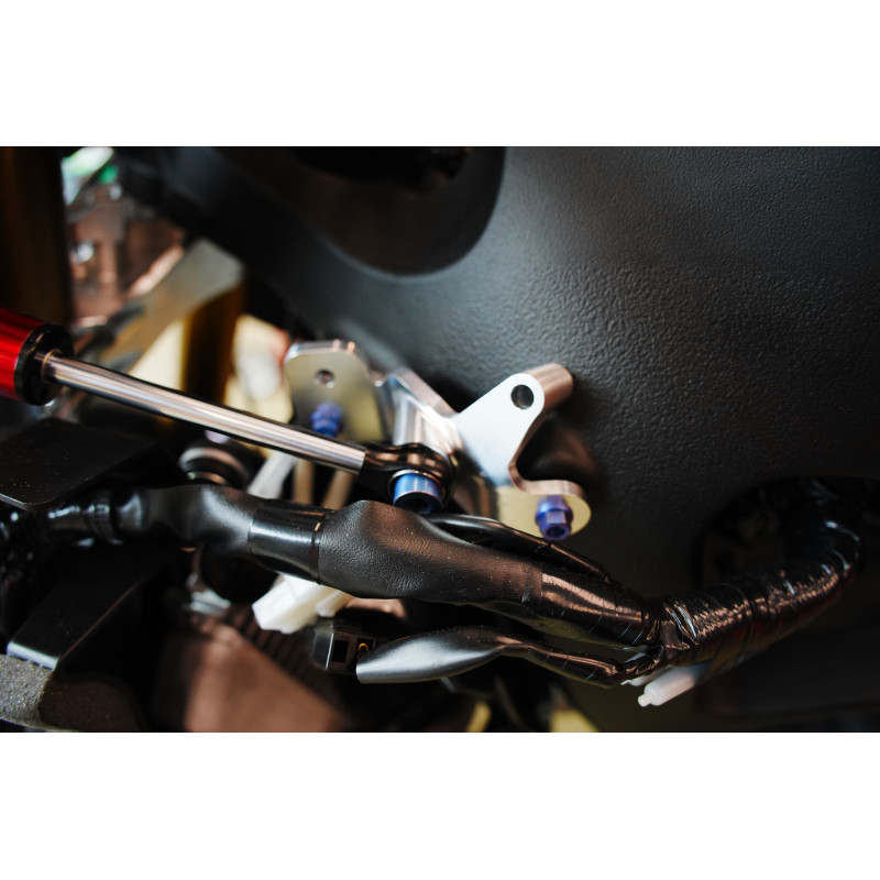 Yamaha YZF-R9 Side Mount Steering Damper Bracket - Race Use Only