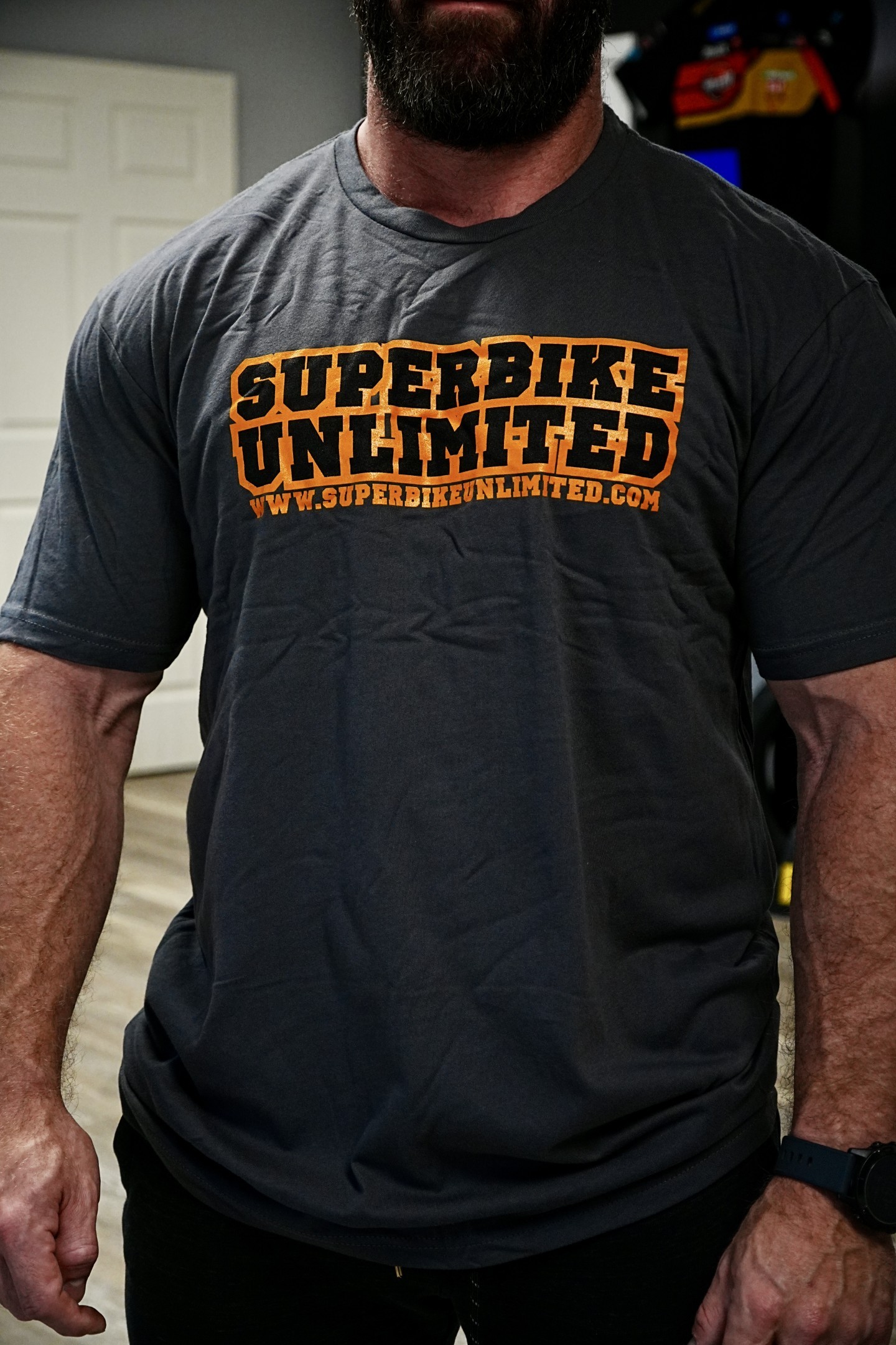 Superbike Unlimited Athletic Fit "Toxic Orange" T-Shirt