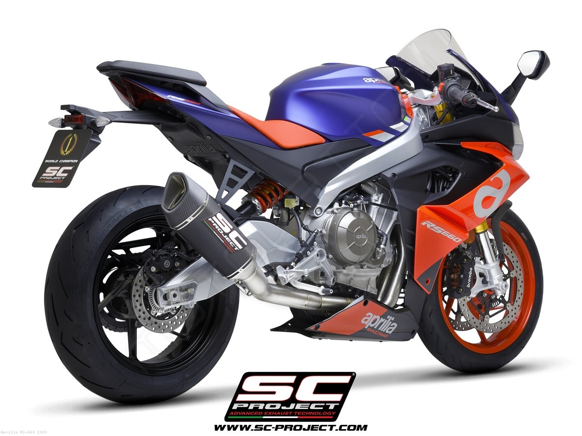 SC-Project SC1-R Full Titanium Exhaust System - Aprilia RS660 (2020+)