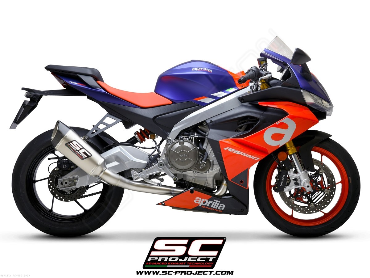 SC-Project SC1-R Full Titanium Exhaust System - Aprilia RS660 (2020+)