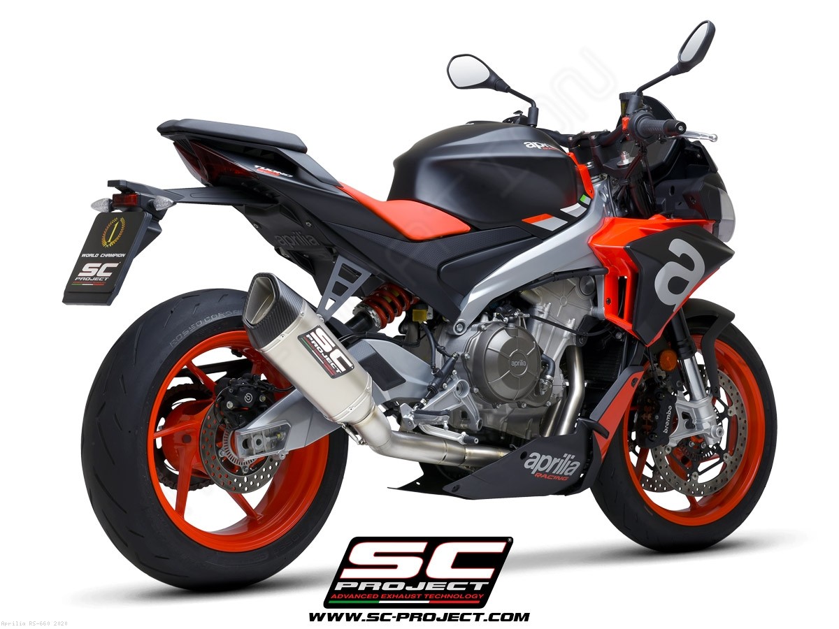 SC-Project SC1-R Full Titanium Exhaust System - Aprilia RS660 (2020+)