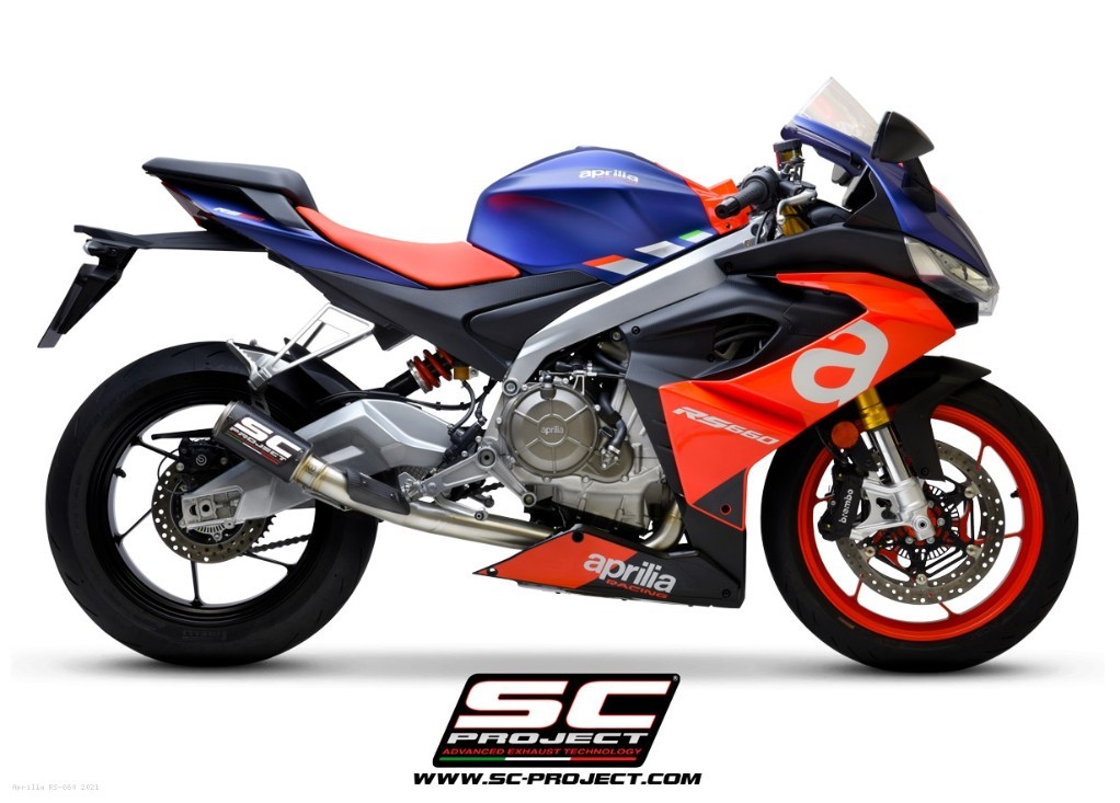 SC-Project CR-T Full Titanium Exhaust System | Aprilia RS660 / Tuono 660 (2020-2026) 