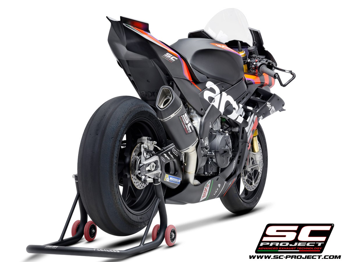 SC-Project SC1-R Titanium / Carbon Fiber Full System - Aprilia RSV4 1100 (2021-2023)