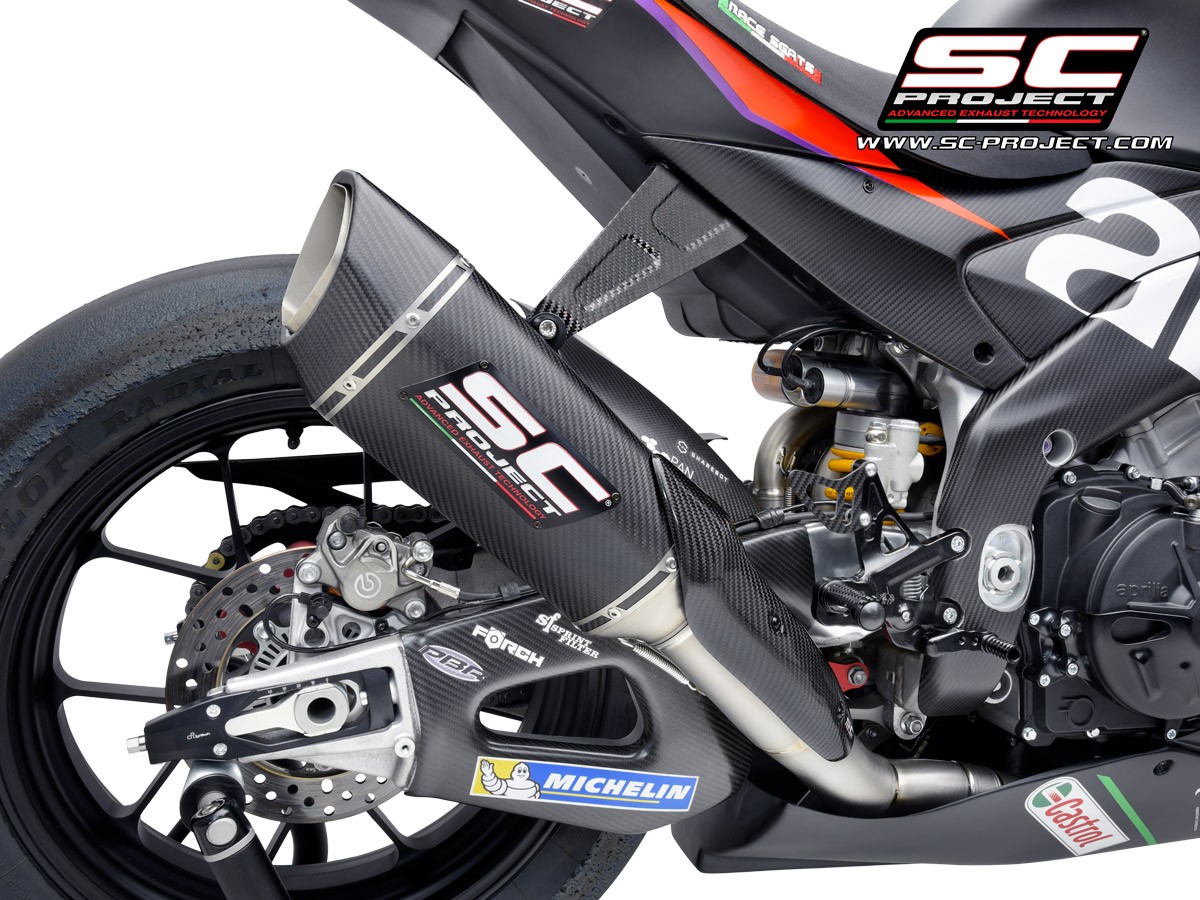 SC-Project SC1-R Titanium / Carbon Fiber Full System - Aprilia RSV4 1100 (2021-2023)