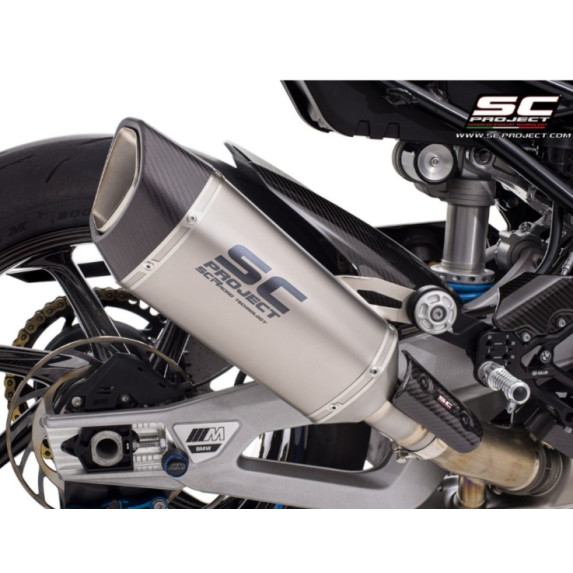 SC-Project SC1-R Slip On Exhaust w/ Titanium Midpipe | BMW S1000RR / M1000RR (2020-2025)