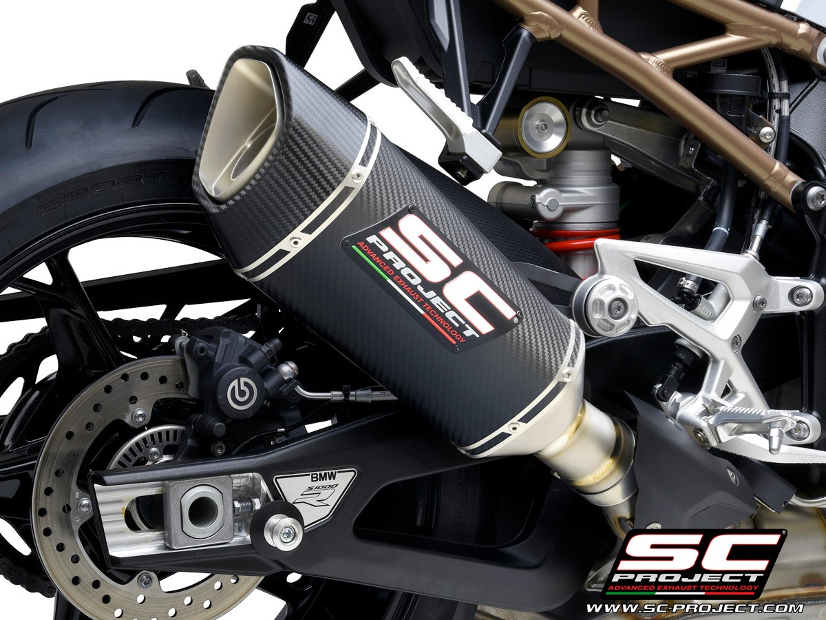 SC-Project GP70-R Slip On Exhaust w/ Titanium Midpipe | BMW S1000R (2021-2024)