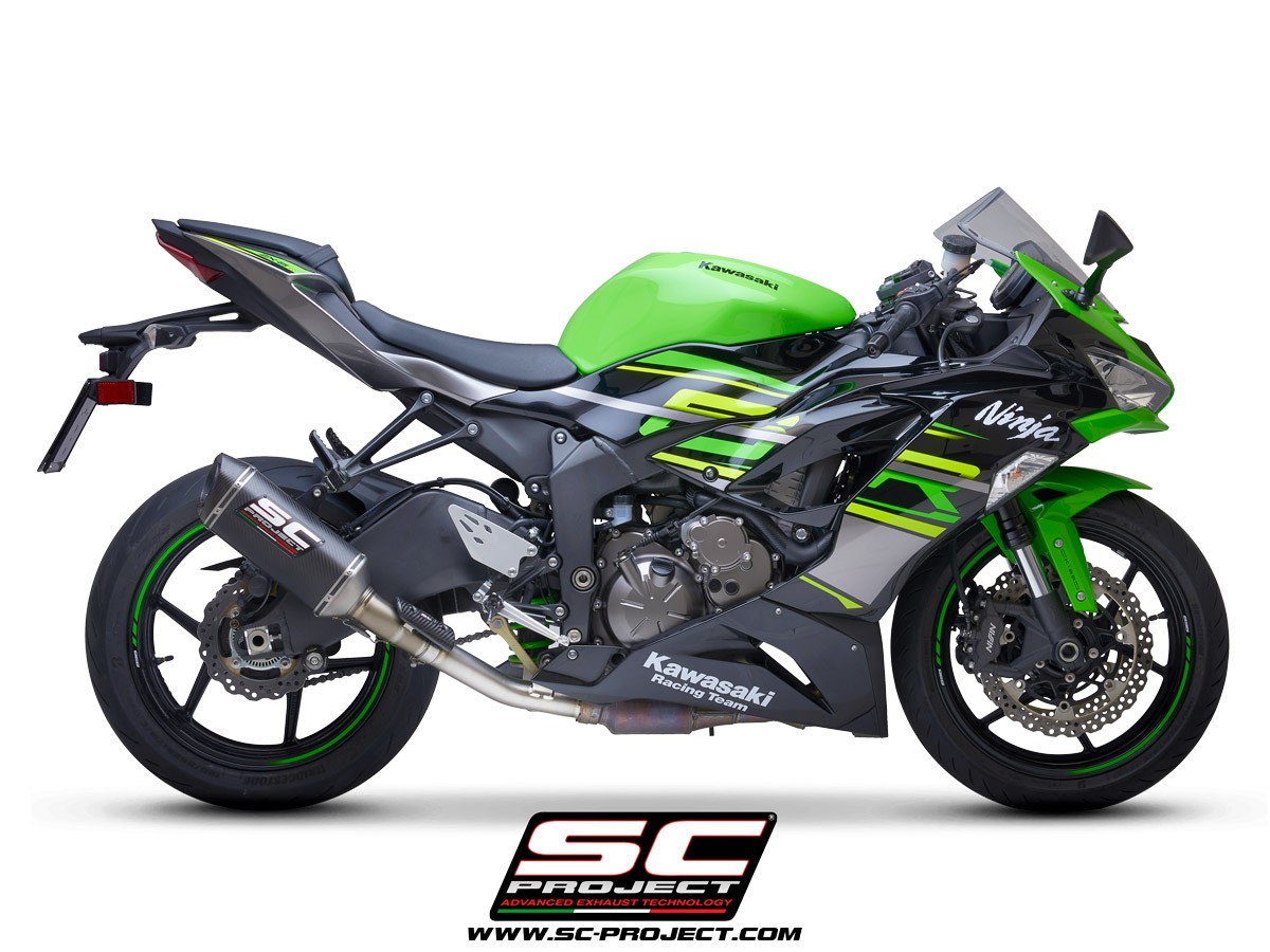 SC-Project Central Titanium Link Pipe | Kawasaki ZX-6R 636 (2019-2023)